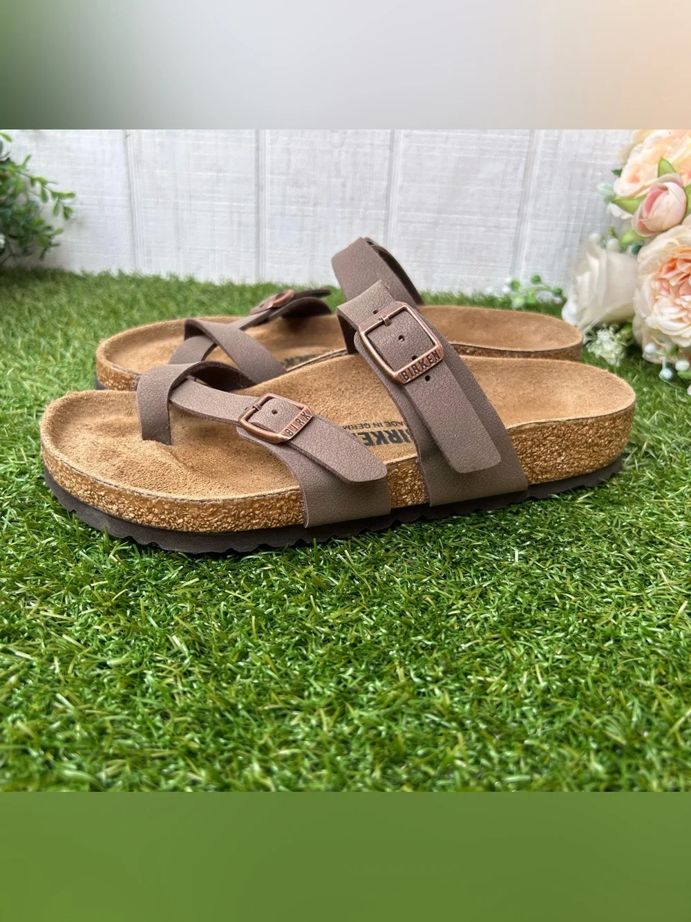 Birkenstock Mayari Mocha Brown sandals Size  36 US 6 women gently used